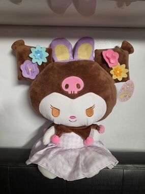 New Sanrio Hello Kitty Friends Kuromi Plush Easter Spring Bunny Rabbit Large